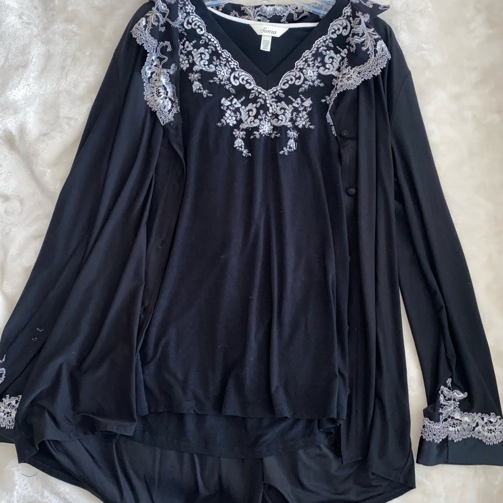 blouse & cardigan set